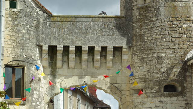 Puerta de la ciudad medieval de La Roche-Posay