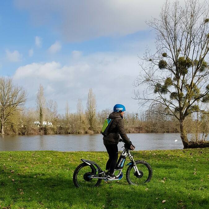 Balade en trottinette électrique à La Roche-Posay